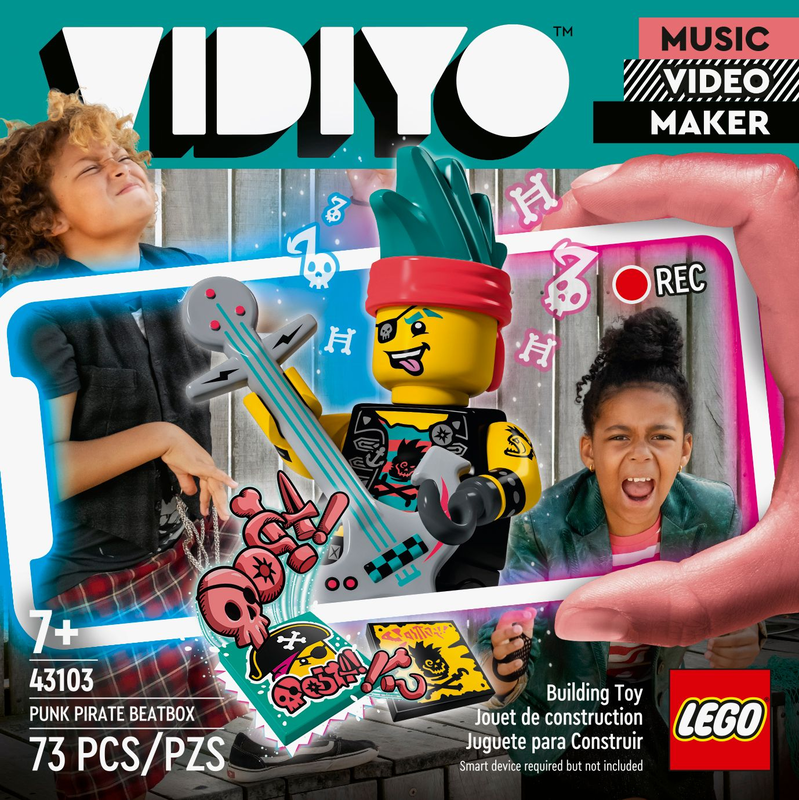 Lego vidiyo punk pirate beatbox 43103 for ages 7+ 73pcs, , medium-null