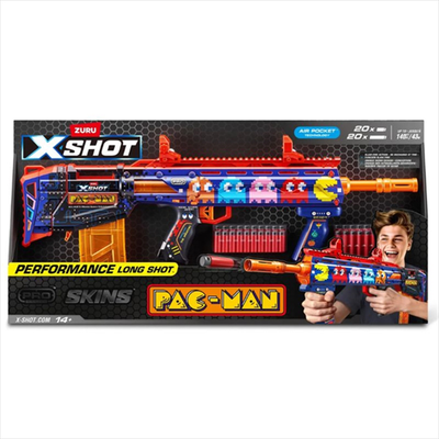 Zuru x-shot pro skins sinister 40 darts pac-man 36812-lk, , medium