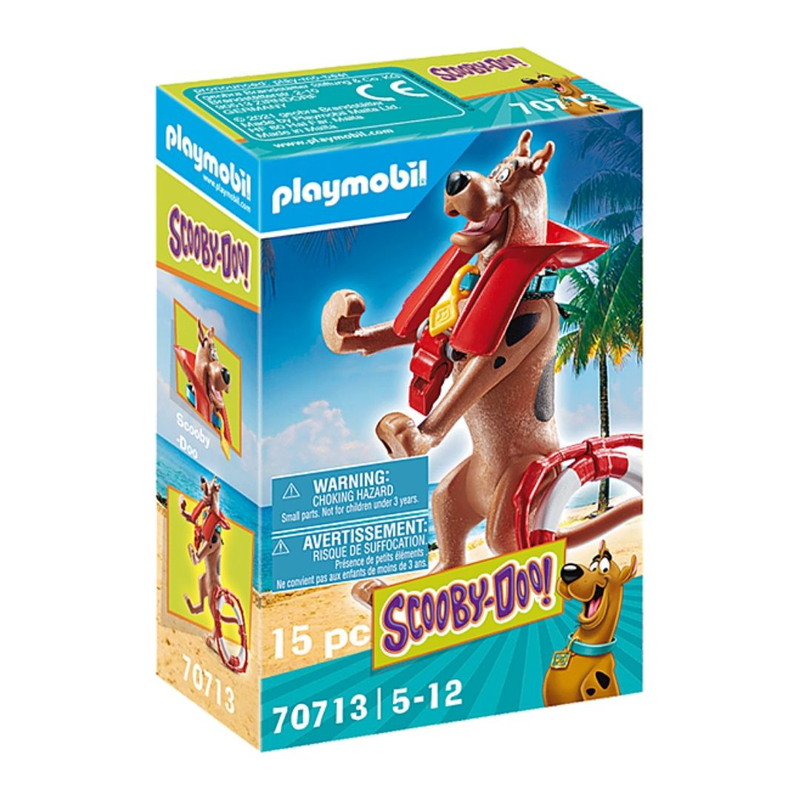 Playmobil 70713 scooby-doo! - collectible lifeguard figure, , medium-null