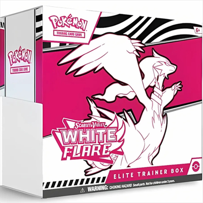 Pkm pokemon - sv10.5 white flare elite trainer box - 9 packs - 1 promo card,  Pkm pokemon - sv10.5 white flare elite trainer box - 9 packs - 1 promo card, , medium