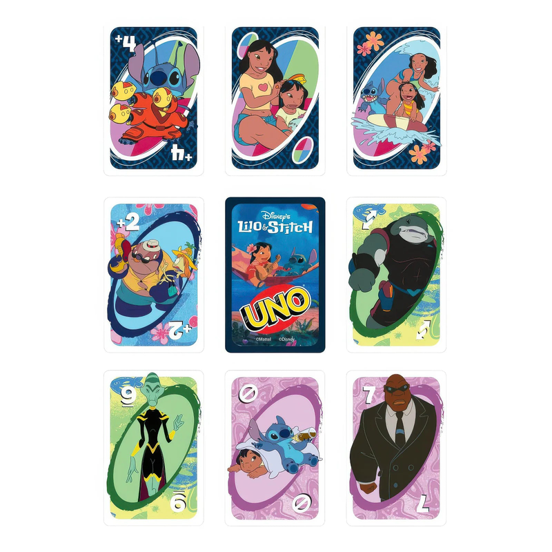 Uno lilo & stitch card game-null