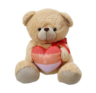 You + me teddy bear