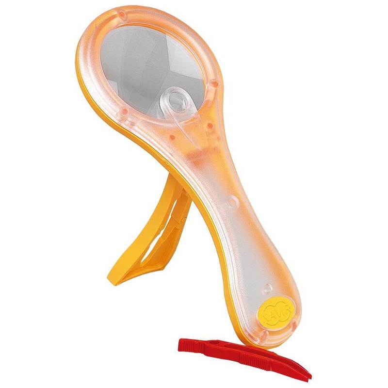 Magnifying glass with tweezers, , medium-null