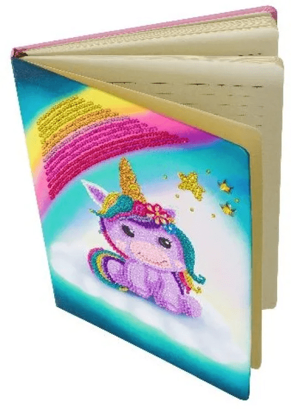 Product image: Craft buddy notebook crystal art unicorn smile, , medium-null