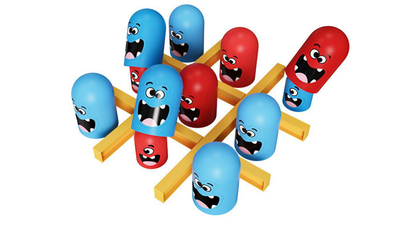 Nesting dolls tic tac toe game &ndash; fun strategy game for kids (3+), , medium