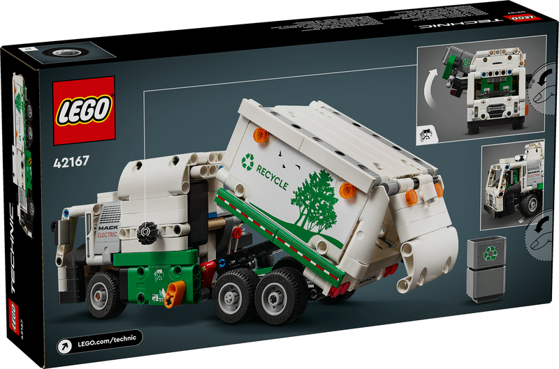 Lego technic mack&reg; lr electric garbage truck 42167 &gamma;&iota;&alpha; &eta;&lambda;&iota;&kappa;ί&epsilon;&sigmaf; 8+ 503&tau;&mu;&chi;, , medium-null