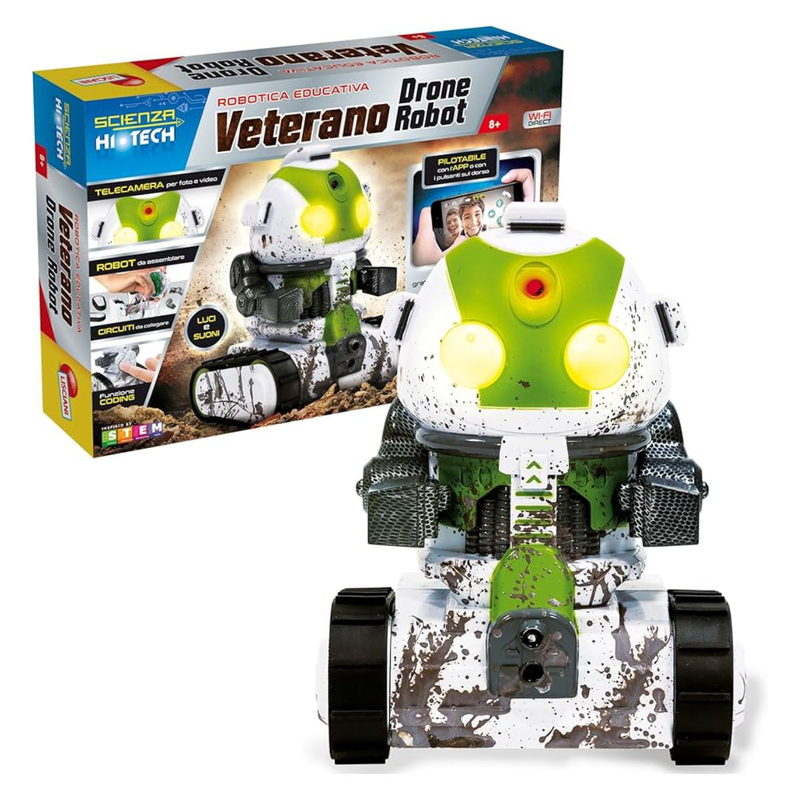 Lisciani giochi veterano drone robot &tau;&eta;&lambda;&epsilon;&kappa;&alpha;&tau;&epsilon;&upsilon;&theta;&upsilon;&nu;ό&mu;&epsilon;&nu;&omicron; &rho;&omicron;&mu;&pi;ό&tau; &mu;&epsilon; &kappa;ά&mu;&epsilon;&rho;&alpha; HD 66506, 8 + &epsilon;&tau;ώ&nu;, , medium-null