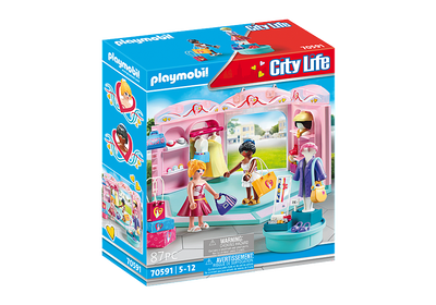 Playmobil 70591 city life fashion store playset with figures, , medium