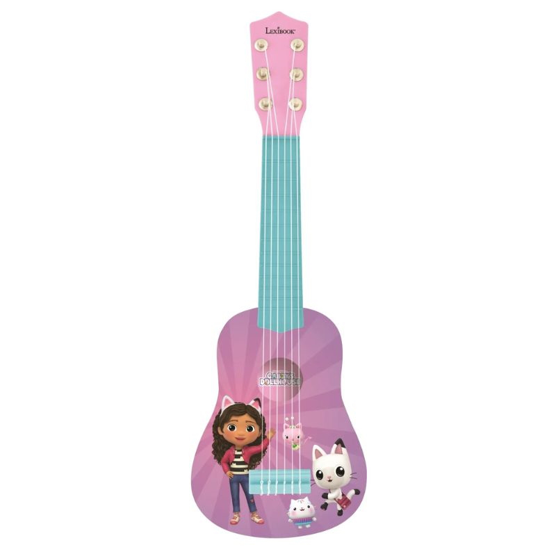 Lexibook gabby&rsquo;s dollhouse my first guitar k200gdh, , medium-null