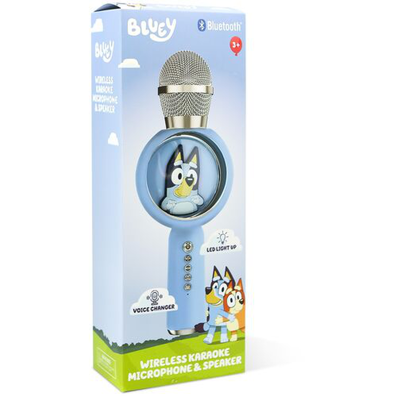Otl bluey karaoke microphone and speaker, , medium-null