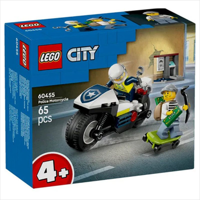 Lego 60455 city - police motorcycle chase, , medium