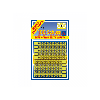Single shot caps, 100 shot, blister card, , medium