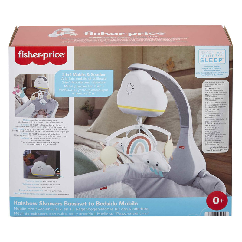 Fisher price rainbow showers basinet to bedside mobile 0μ+, , medium image number null