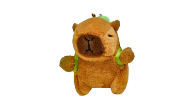 Capybara plush keychain – cute animal soft toy accessory, , medium