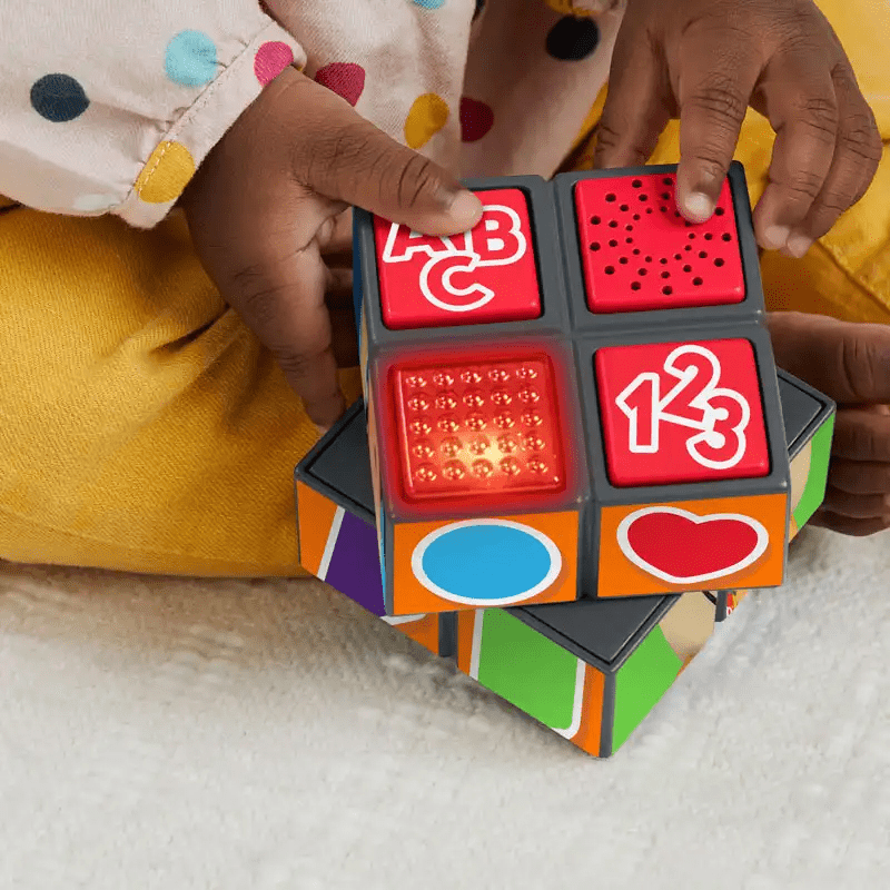 Fisher price laugh &amp; learn puppy's activity cube, , medium-null