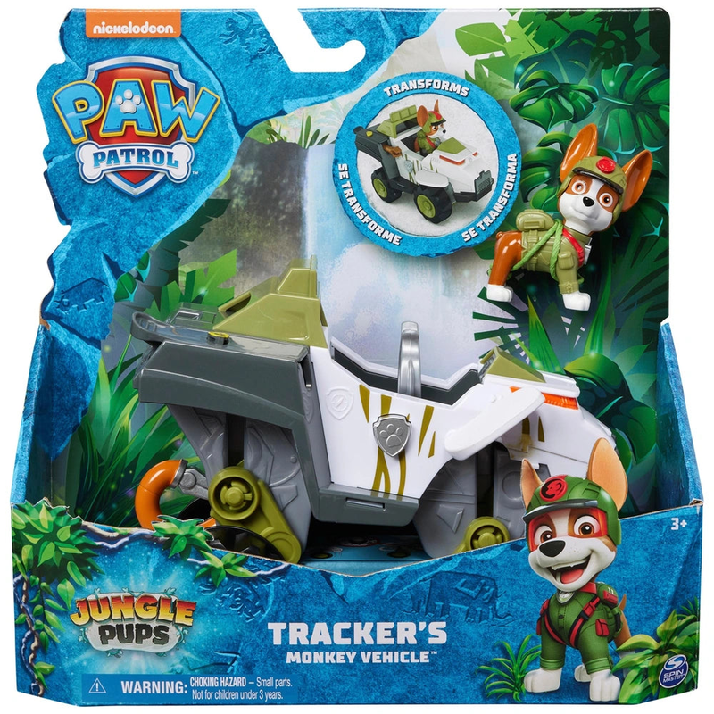 Paw patrol jungle pups - tracker’s monkey rescue vehicle, , medium image number null