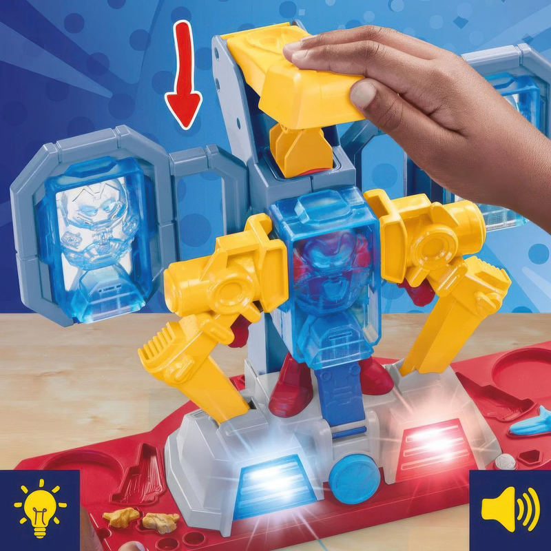 Play-doh marvel iron man armor maker lab, , medium-null