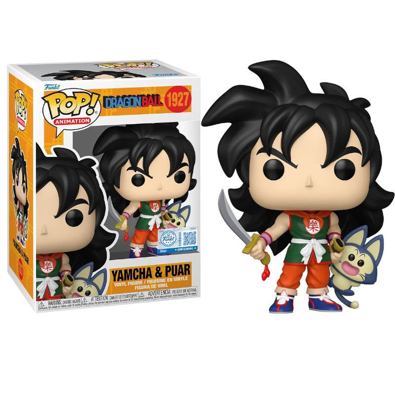 Pop funko! Animation: dragonball yamcha and puar special edition figure, , medium-null