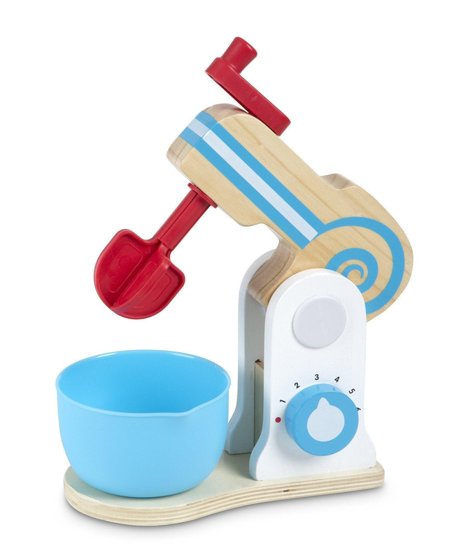 Melissa & doug wooden make-a-cake mixer set, , medium-null