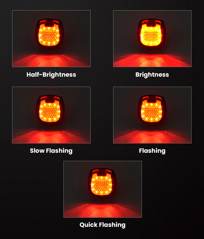 Rechargeable bicycle tail light xh-213-null