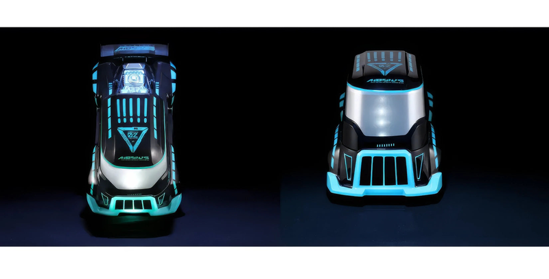 Lighting in the darkness 1:10 scale rc trailer truck, , medium image number null