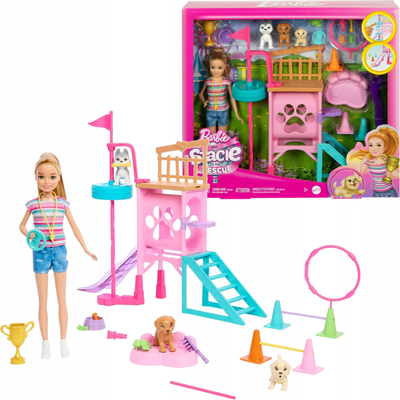 Barbie & stacie to the rescue puppy playground hrm10 3y+, , medium