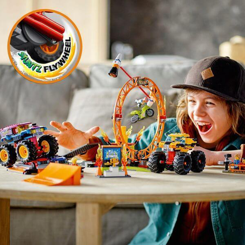 Product image: Lego city 60295 stuntz stunt show arena & monster truck toys set, , medium-null