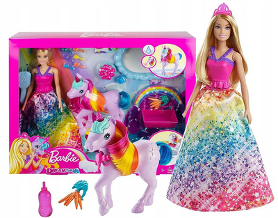 Barbie dreamtopia unicorn playset gtg01 3y+, , medium