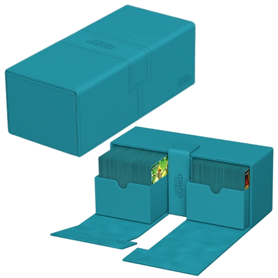 Ultimate guard twin flipntray 266+ xenoskin - petrol, , medium