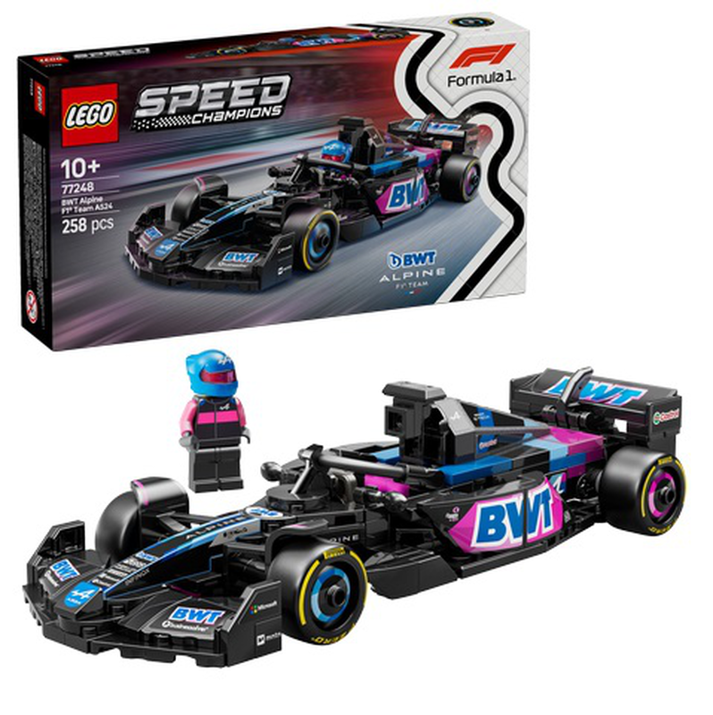 Lego speed champions bwt alpine f1 team a524 rave cae 258pcs 10y+ (77248), , medium-null