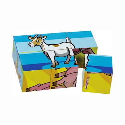 Wooden cube puzzle, , medium