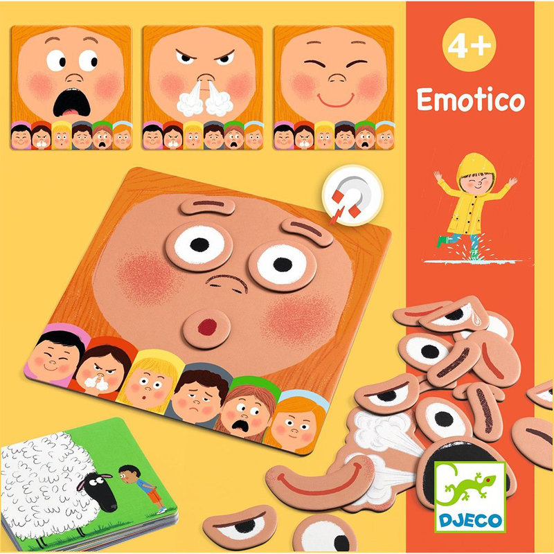 Djeco emotico for ages 4+ 27pcs, , medium-null
