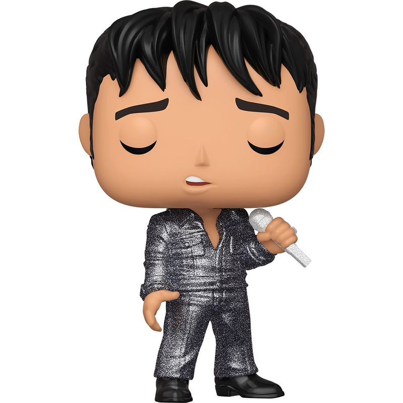 Product image: Funko pop! Rocks - elvis presley 68' comeback (diamond collection) #188 figure (exclusive), , medium-null