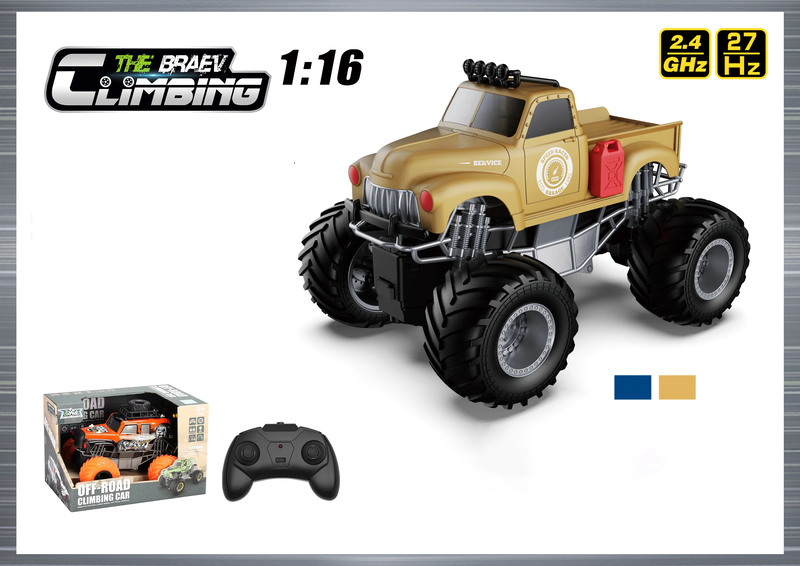 Remote controlled monster truck - off road climbing car - assorted, , medium image number null
