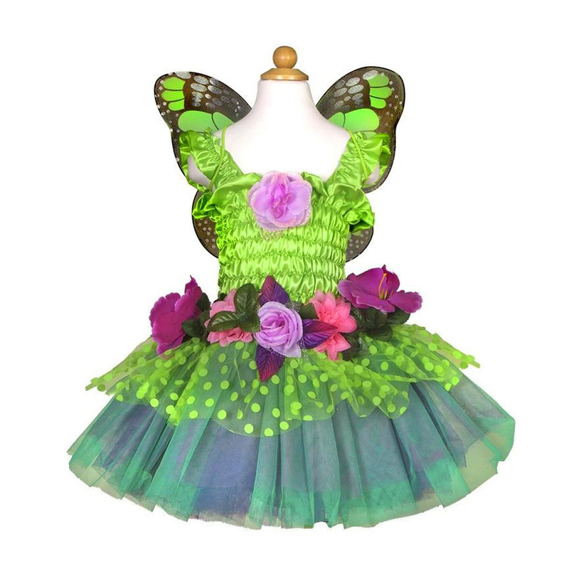 Great pretenders fairy dress bloom de luxe with wings size us 3-4, , medium-null