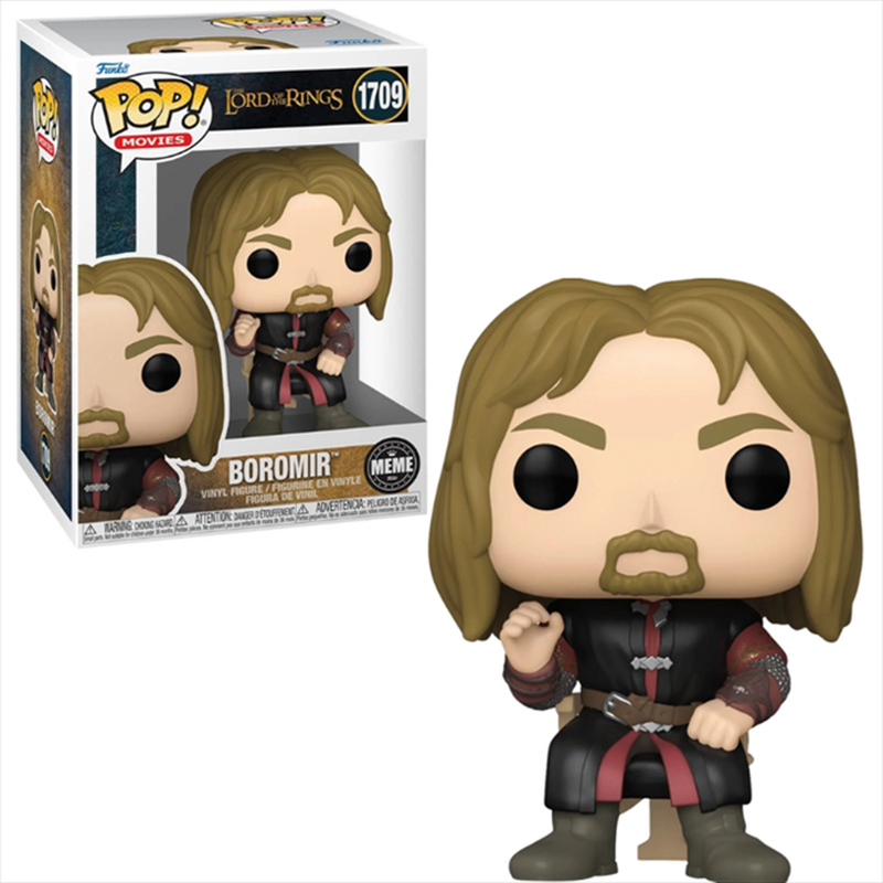 Funko pop! Movies: the lord of the rings - boromir​ meme #1709 vinyl figure, , medium-null