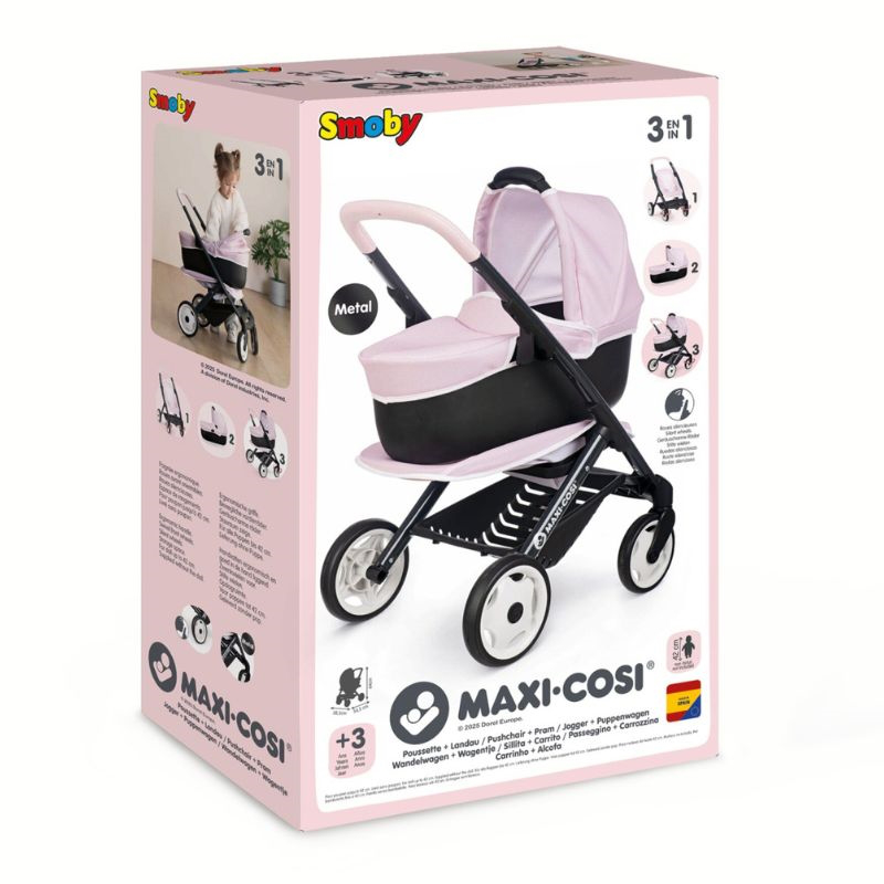Smoby maxi-cosi combi pushchair + pram 7600253121, , medium-null