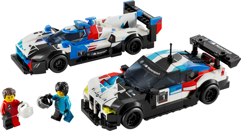 Product image: Lego speed champions bmw m4 gt3 & bmw m hybrid v8 race cars, , medium-null