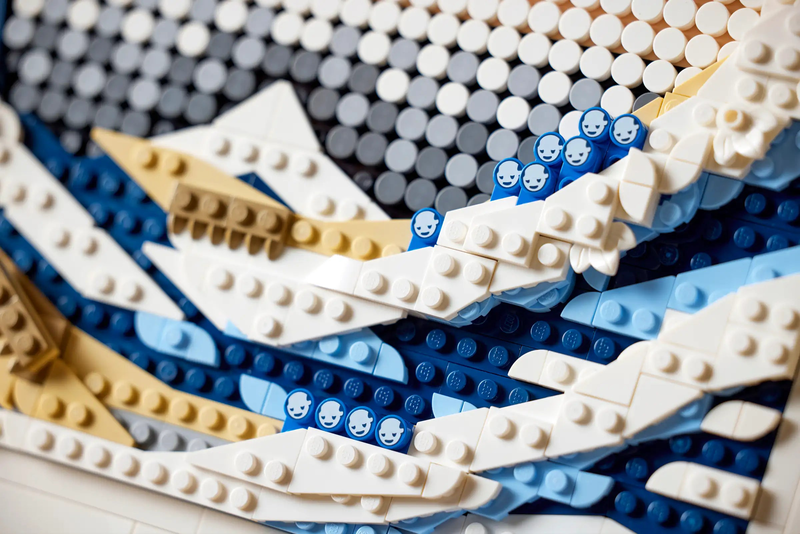 Product image: Lego art 31208 hokusai – the great wave, , medium-null