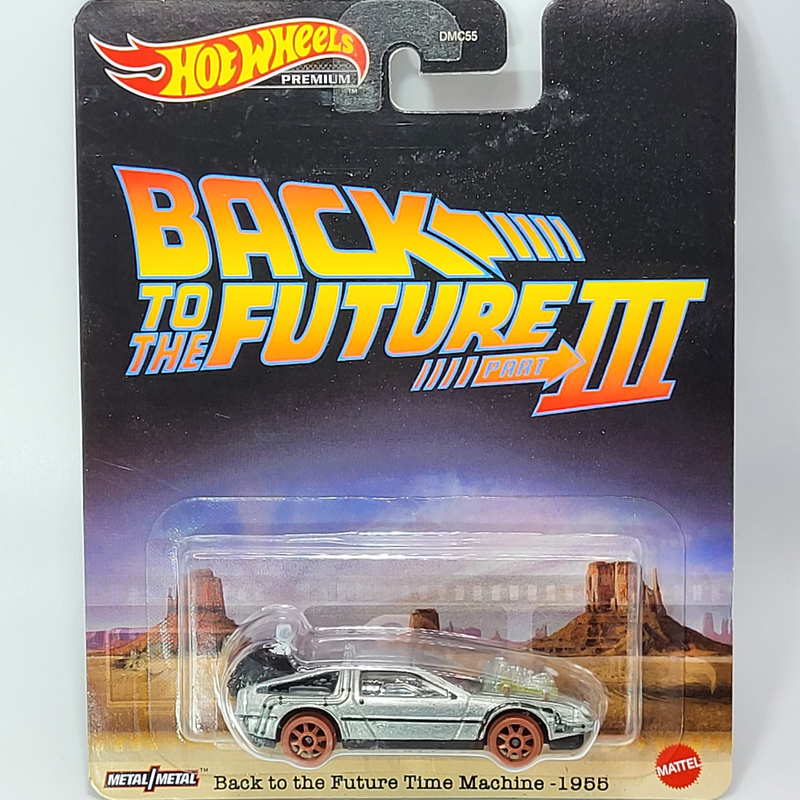 Hotwheels premium | back to the future 3 | time machinen - 1955 delorean, , medium image number null