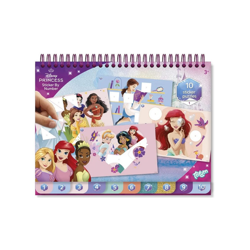 Creative sticker set stick by numbers disney princess, , medium-null