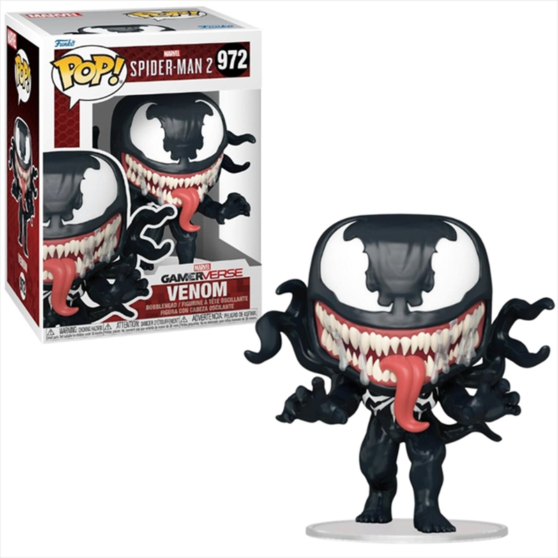 Funko pop! Marvel gamerverse: spider-man 2 - venom #972 bobble-head spiderman, , medium-null
