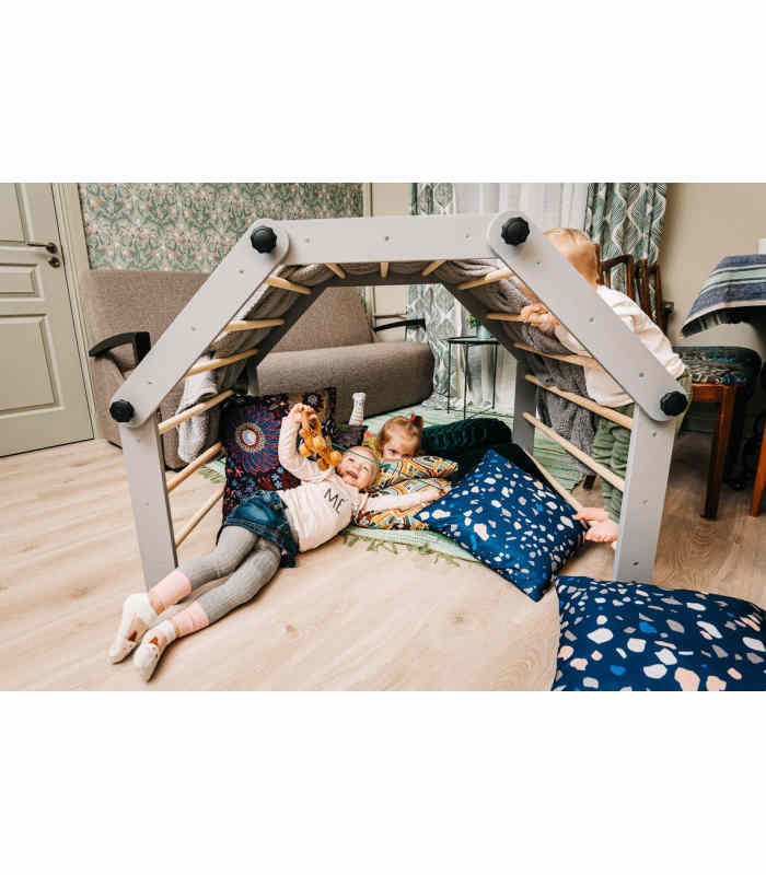 Montessori pikler triangle - 2 sections plus ramp-null