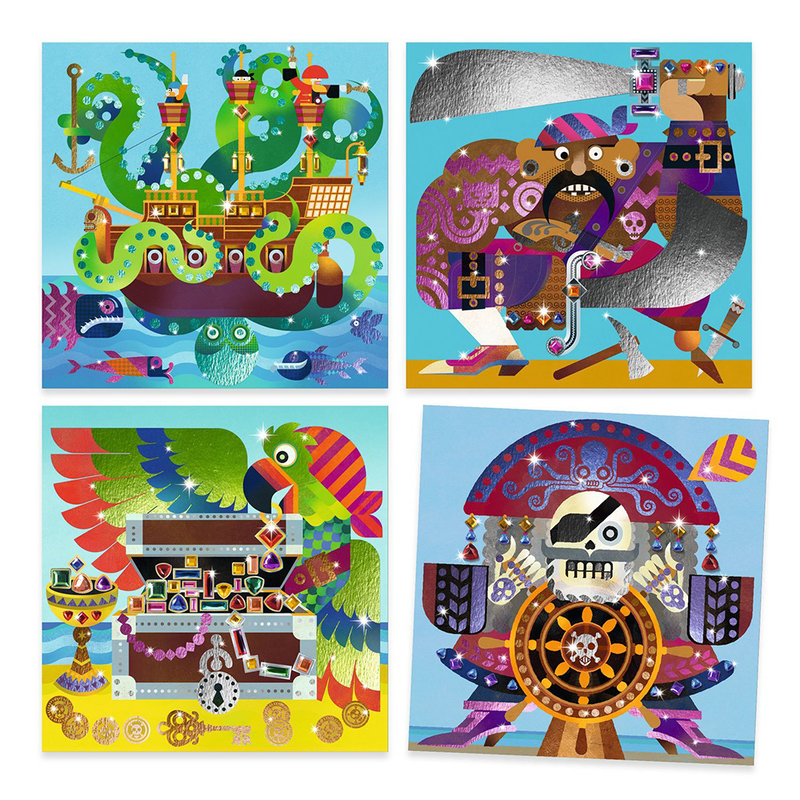 Djeco art and craft older ones - foil pictures up and at em!, , medium-null