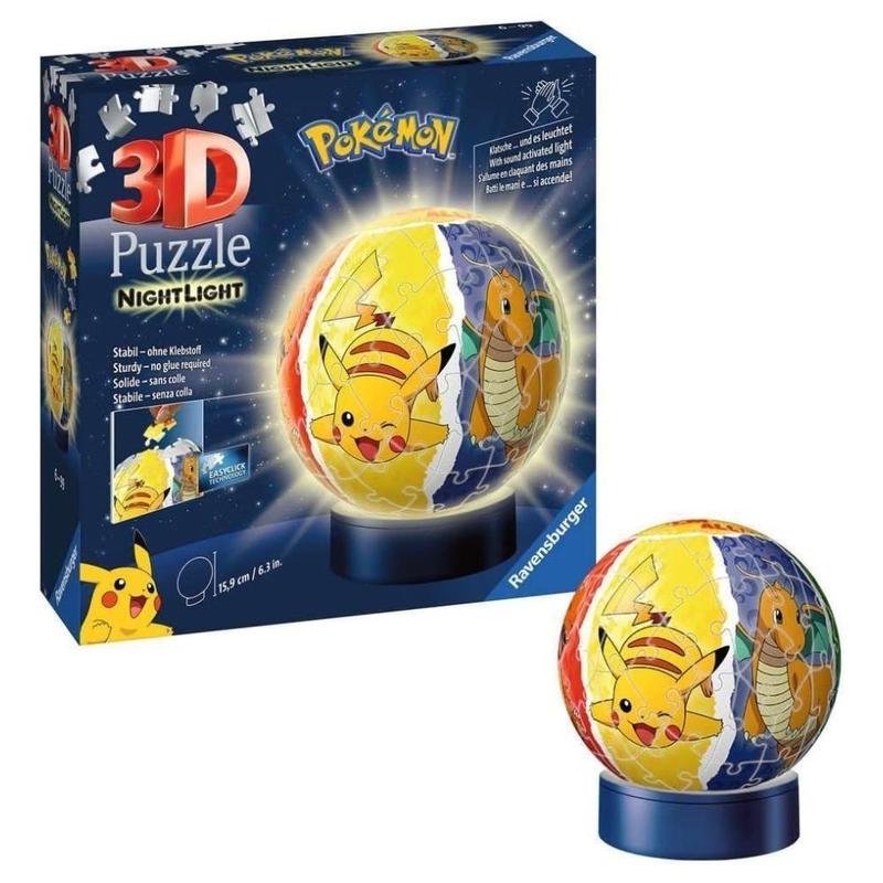 Ravensburger 3d puzzle pokemon &phi;&omega;&tau;&iota;&zeta;ό&mu;&epsilon;&nu;&eta; &mu;&pi;ά&lambda;&alpha; &lambda;ά&mu;&pi;&alpha; 72&tau;&mu;&chi;, , medium-null