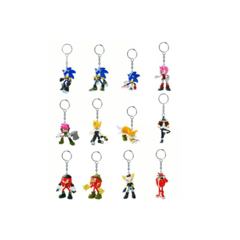 Sonic prime figural keychains - 8-null