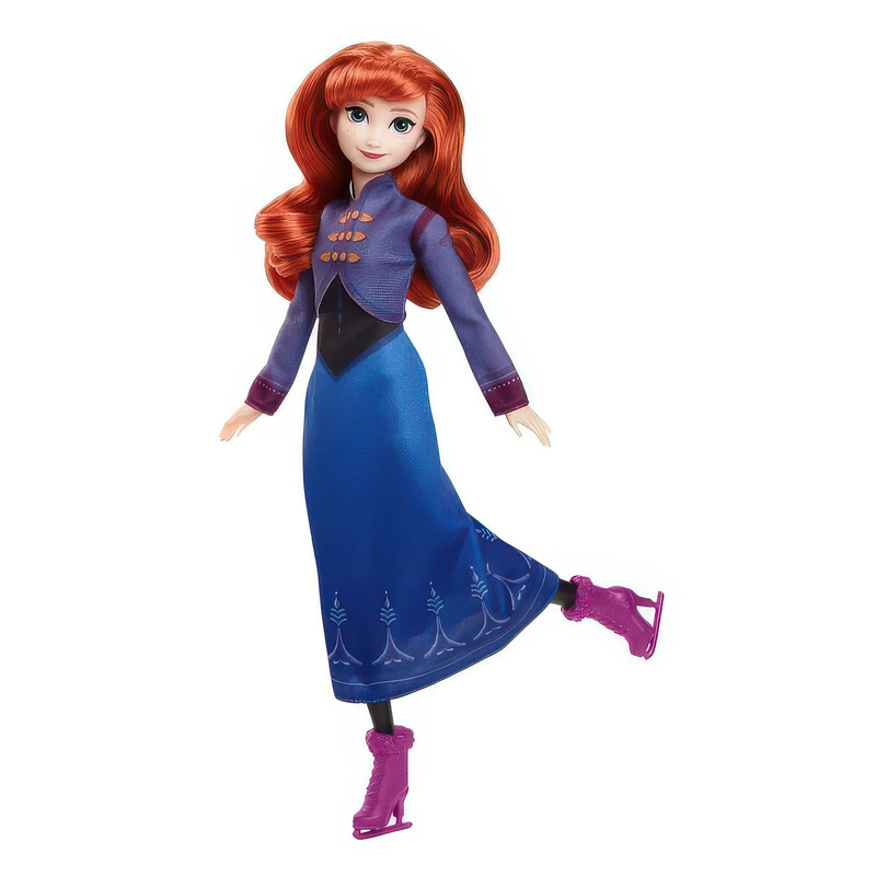 Disney frozen icy ice skating anna doll, , medium-null