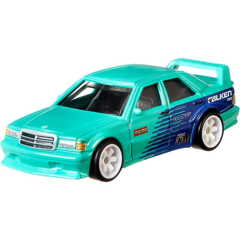 Hotwheels team transport | mercedes-benz 190e & fleet flyer falken #10 | flf56, , medium image number null