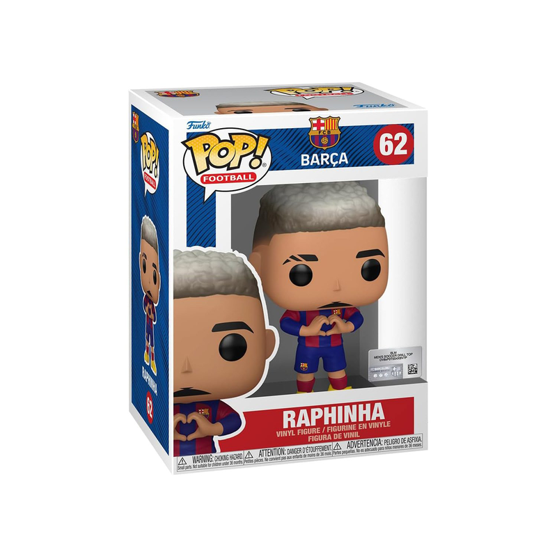 Pop! Football: barcelona - raphinha #62, , medium-null
