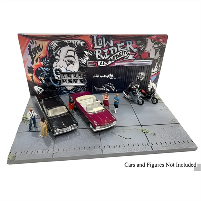 Mini gt 1/64 2024 art la lowrider *diorama street*, , medium-null